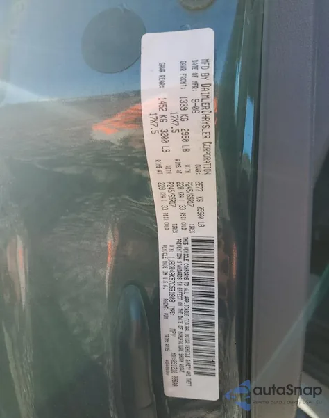 2007 Jeep Grand Cherokee Laredo z USA, uszkodzony, nr VIN 1J8GR48K57C531908